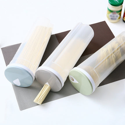 18PCS PP Pasta Storage Containers Pantry Organiser Set with Rotating Lid 3 Colours