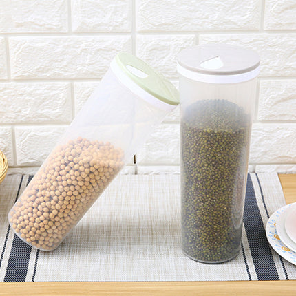 18PCS PP Pasta Storage Containers Pantry Organiser Set with Rotating Lid 3 Colours