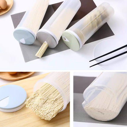 18PCS PP Pasta Storage Containers Pantry Organiser Set with Rotating Lid 3 Colours