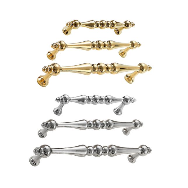 Brass Door Handle Long Knob Pull for Closet Cabinet Drawer Modern Furniture Use