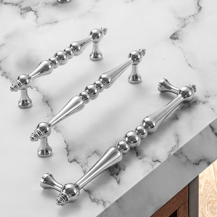 Brass Door Handle Long Knob Pull for Closet Cabinet Drawer Modern Furniture Use