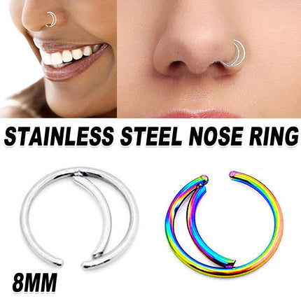 Fashion Stainless Steel Nose Ring Small Nose Staple Jewellery Piercing Accessory