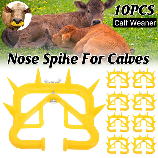 Cow Weaning Nose Ring Device 10PCS Livestock Tool Calf Nose Ring Farm Supplies