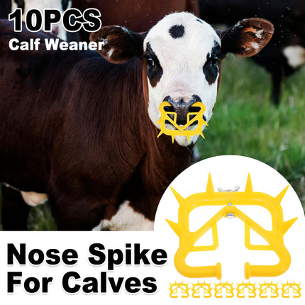 Cow Weaning Nose Ring Device 10PCS Livestock Tool Calf Nose Ring Farm Supplies