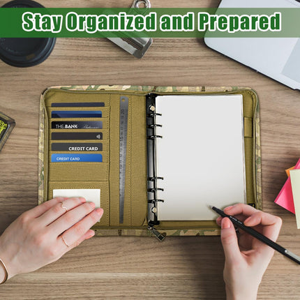 Outdoor Stationery Pouch Notebook Portable Durable For Hiking Camping Travel