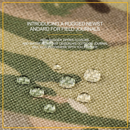 Outdoor Stationery Pouch Notebook Portable Durable For Hiking Camping Travel