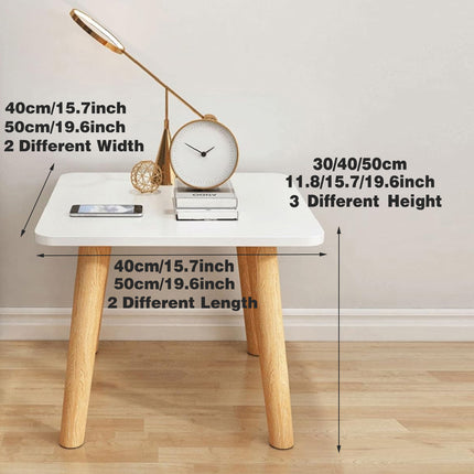 Simple Bay Small Sitting Table Mini Round Coffee Table Short Table for Window