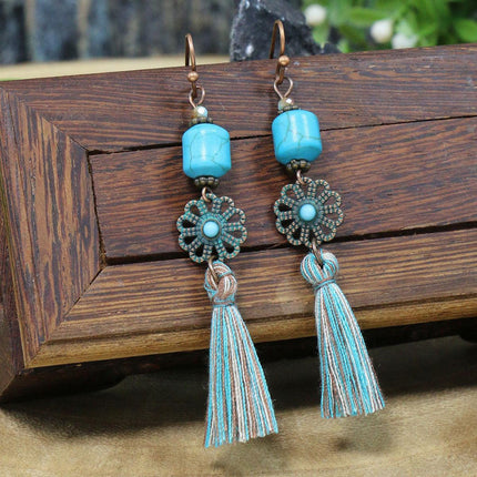 Vintage Tassel Earrings for Women Long Ethnic Style Dangle Fashion Jewellery