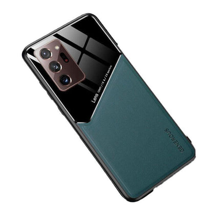 For Samsung Galaxy S21 S22 S20 Note 20 Ultra Plus S20 Fe Leather Case Green - Aimall