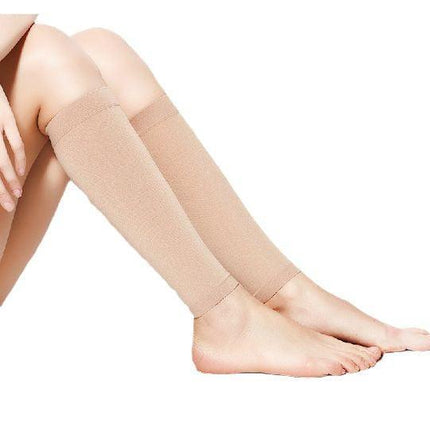Compression Socks Leg Calf Foot Support Sleeve Relieve Varicose Veins Stockings Nude - Aimall