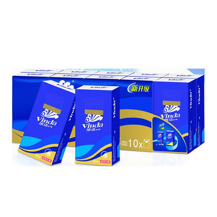Handkerchief Paper Small Packs Of Tissues Portable 24 Packs Of Toilet Paper Facial Tissues Napkins