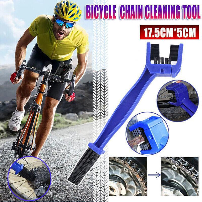 Cycling Bicycle Motorcycle Chain Cleaning Tool Gear Grunge Brush Cleaner Plastic - Aimall