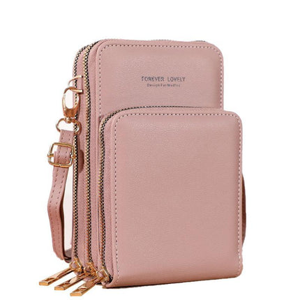 Women Crossbody Phone Purse Touch Screen Bag Rfid Blocking Wallet Shoulder Strap - Aimall
