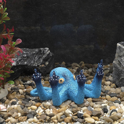Resin Octopus Figurine Ornament Simulation Octopus Sculpture Home Decor Desktop