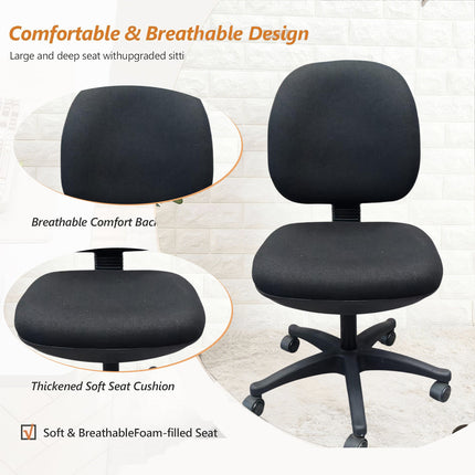 Adjustable Height Office Computer Chair Comfortable Long Sit Ergonomic High Back