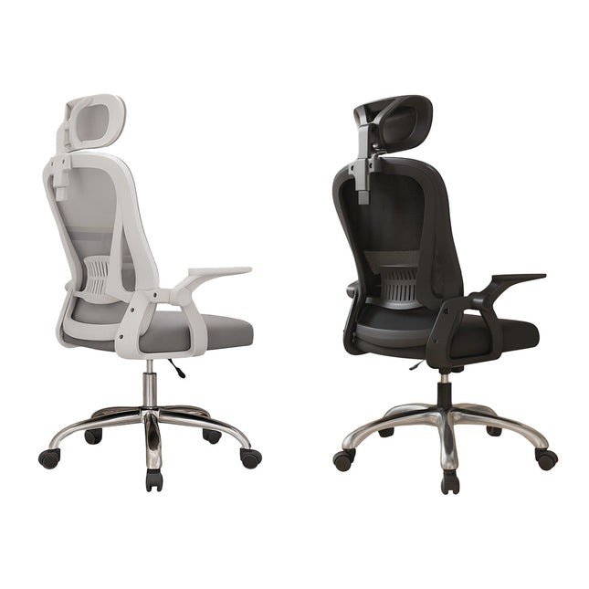 Ergonomic Office Chair Mesh Computer Desk Chair Adjustable 3D Headrest Foldable
