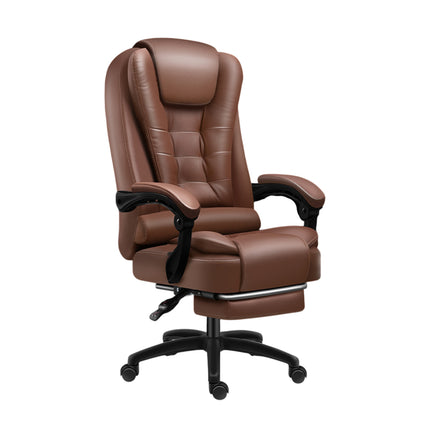 Office Ergonomic Adjustable Computer Chair with Wheels Integrated Armrest