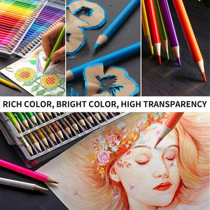 Artistic Colored Oil Pastel Pencils 48 or 120 Colors Non-Toxic For Art Creation