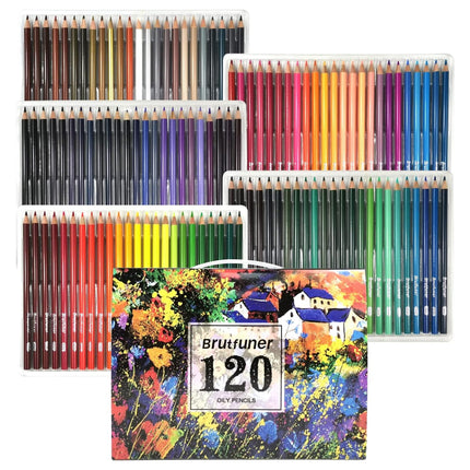 Artistic Colored Oil Pastel Pencils 48 or 120 Colors Non-Toxic For Art Creation