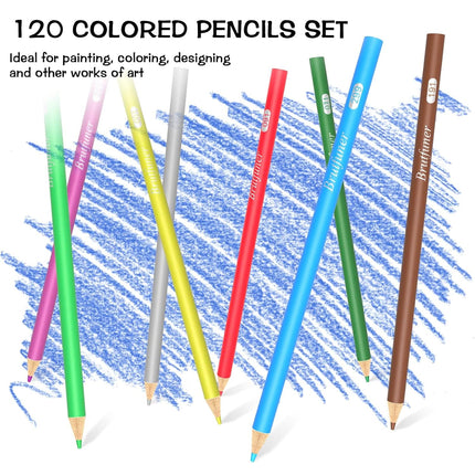 Artistic Colored Oil Pastel Pencils 48 or 120 Colors Non-Toxic For Art Creation