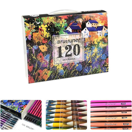 Artistic Colored Oil Pastel Pencils 48 or 120 Colors Non-Toxic For Art Creation