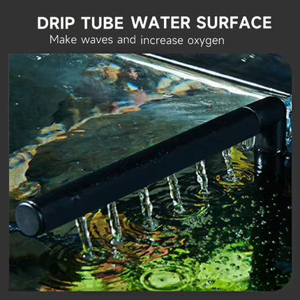 Aquarium Electric Oil Film Filter Processor Submersible Quiet Motor Removes Scum