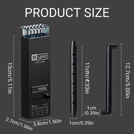 Aquarium Electric Oil Film Filter Processor Submersible Quiet Motor Removes Scum