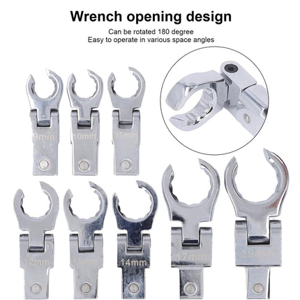 9PCS Oil Filter Wrench Set for Car Truck Motorcycle Oil Change Durable Sturdy