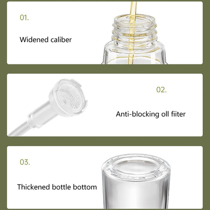 Glass Oil Sprayer Bottle for Kitchen Cooking Olive Oil Dispenser