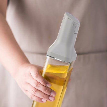 Premium Kitchen Oil Dispenser Bottle Glass Olive Oil Cruet Leakproof Small Clear