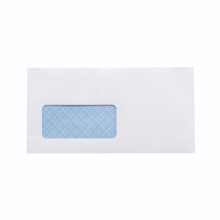 50PCS DL White Window Envelopes Self Seal Office School Mailer Paper Supplies