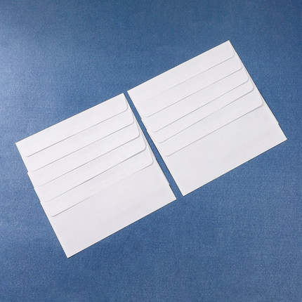50PCS DL White Window Envelopes Self Seal Office School Mailer Paper Supplies