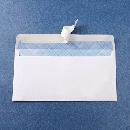50PCS DL White Window Envelopes Self Seal Office School Mailer Paper Supplies