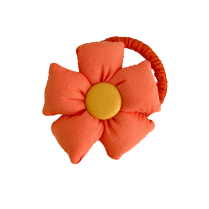 Lovely Sunflower Hair Rope Flower Headband High Ponytail Holder Hair