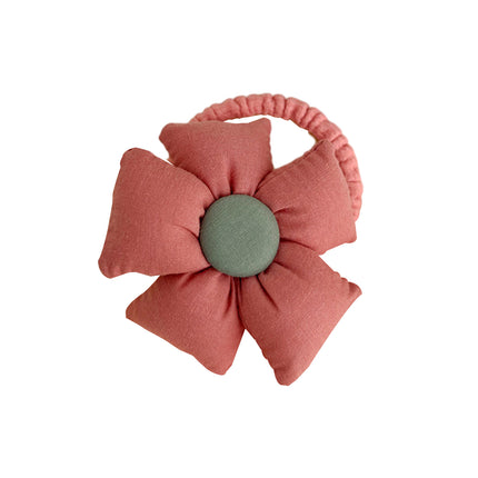 Lovely Sunflower Hair Rope Flower Headband High Ponytail Holder Hair