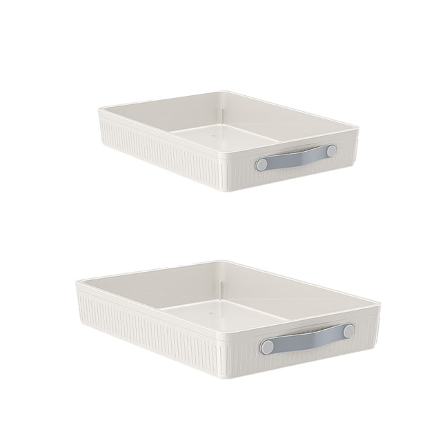 2PCS Kitchen Spice Rack Organiser Pull Out for Cabinet Countertop Storage