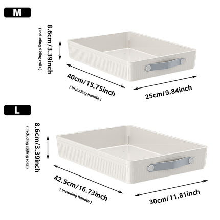 2PCS Kitchen Spice Rack Organiser Pull Out for Cabinet Countertop Storage