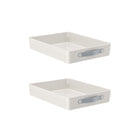 2PCS Kitchen Spice Rack Organiser Pull Out for Cabinet Countertop Storage