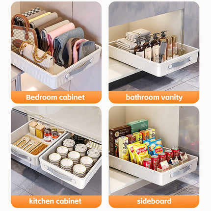 2PCS Kitchen Spice Rack Organiser Pull Out for Cabinet Countertop Storage