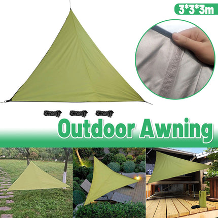 Outdoor Sunshade Sail Triangular Canopy Waterproof Shelter Cover Garden Patio