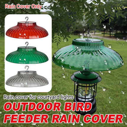Hanging Bird Feeder Rain Cover Protector for Outdoor Garden Yard Feeding Station