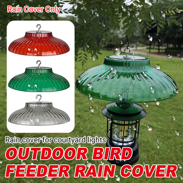 Hanging Bird Feeder Rain Cover Protector for Outdoor Garden Yard Feeding Station