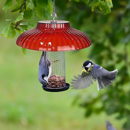 Hanging Bird Feeder Rain Cover Protector for Outdoor Garden Yard Feeding Station