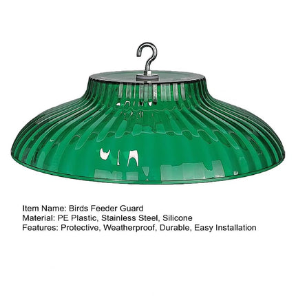 Hanging Bird Feeder Rain Cover Protector for Outdoor Garden Yard Feeding Station