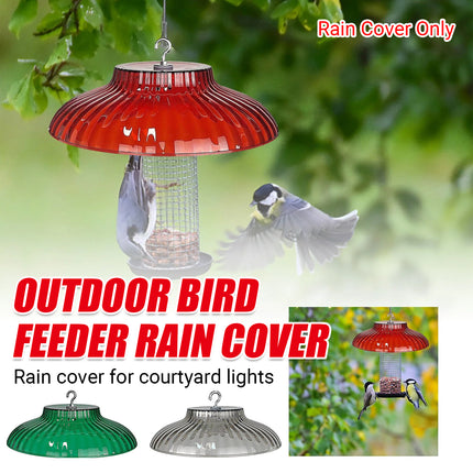 Hanging Bird Feeder Rain Cover Protector for Outdoor Garden Yard Feeding Station