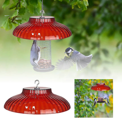 Hanging Bird Feeder Rain Cover Protector for Outdoor Garden Yard Feeding Station