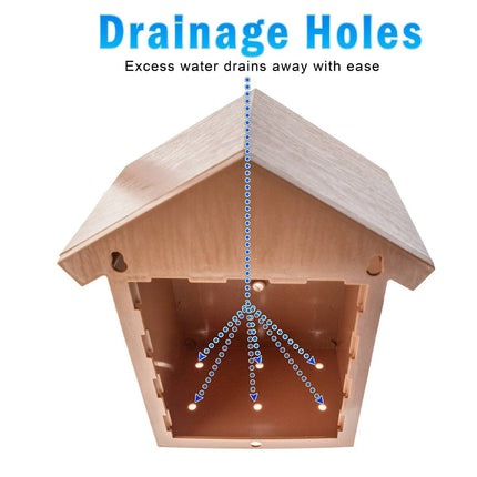 Window Bird Nest House One Way Mirror Suction Cup Outdoor Observation 21cm