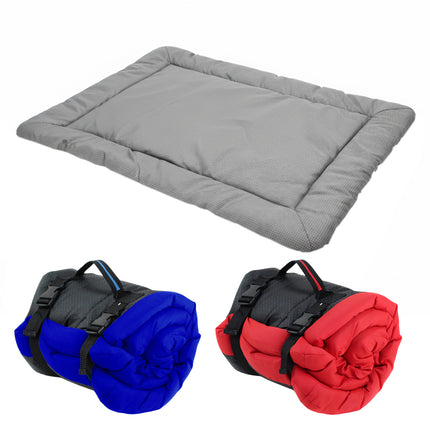 Outdoor Portable Foldable Dog Mat Water Resistant Pet Bed Cushion For Camping Travel