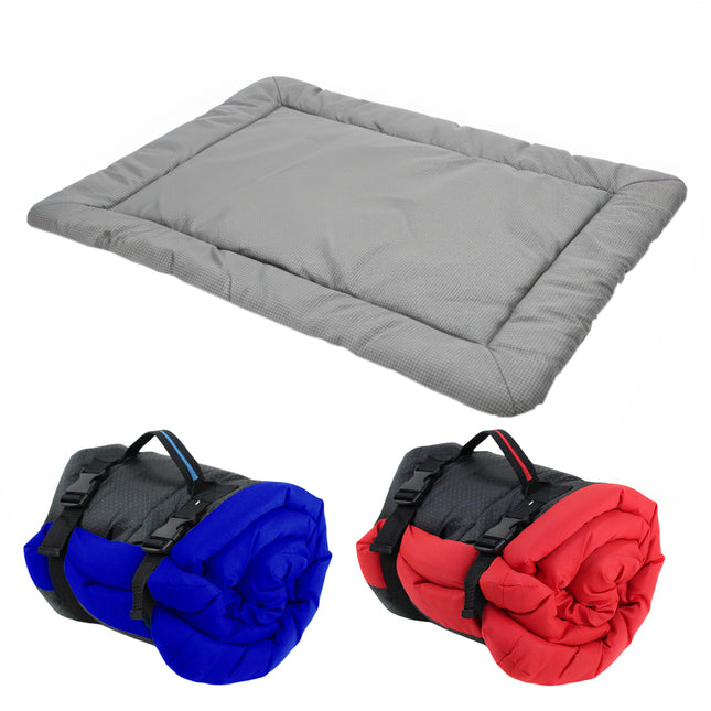 Outdoor Portable Foldable Dog Mat Water Resistant Pet Bed Cushion For Camping Travel