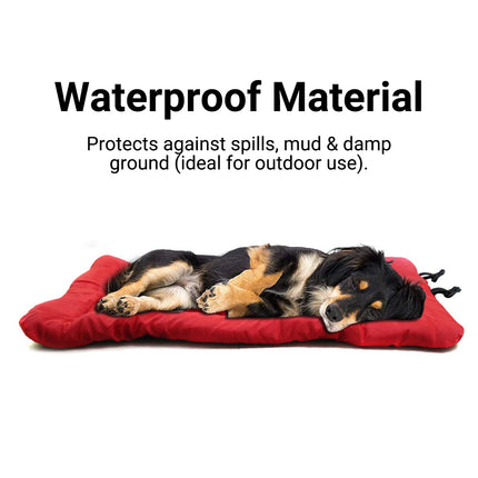 Outdoor Portable Foldable Dog Mat Water Resistant Pet Bed Cushion For Camping Travel